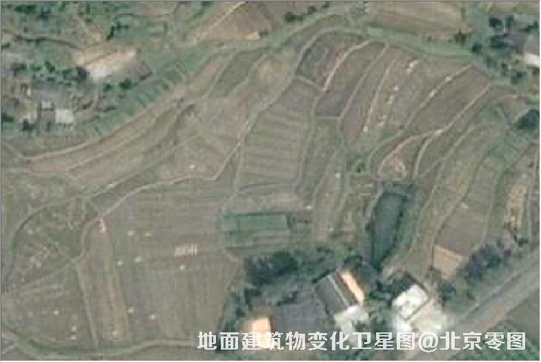 点击查看大图 地面建筑物变化卫星图