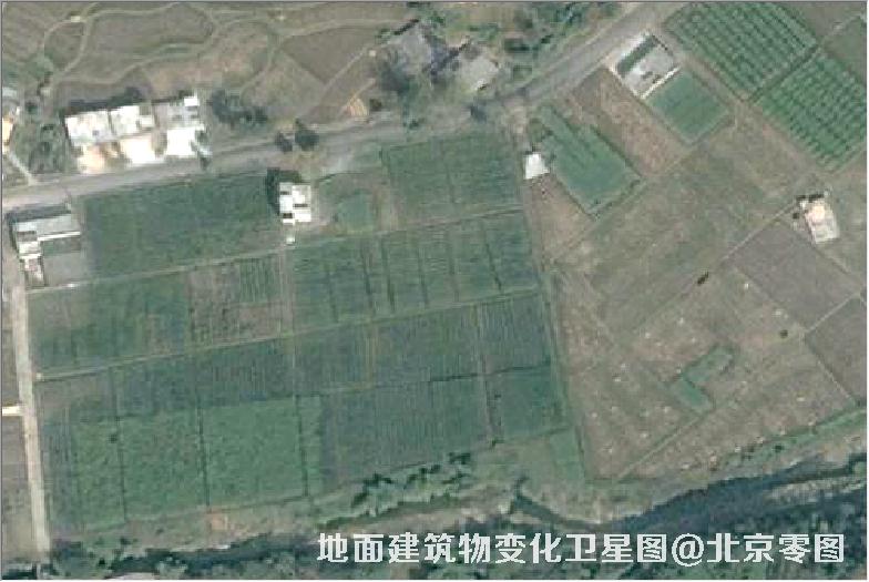 点击查看大图 地面建筑物变化卫星图