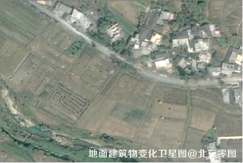 点击查看大图 地面建筑物变化卫星图