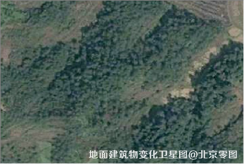 点击查看大图 地面建筑物变化卫星图
