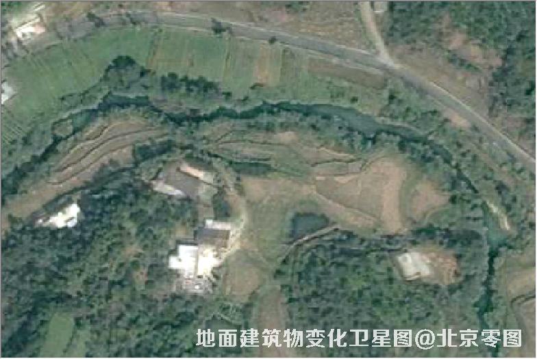 点击查看大图 地面建筑物变化卫星图