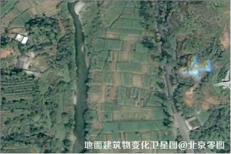 点击查看大图 地面建筑物变化卫星图