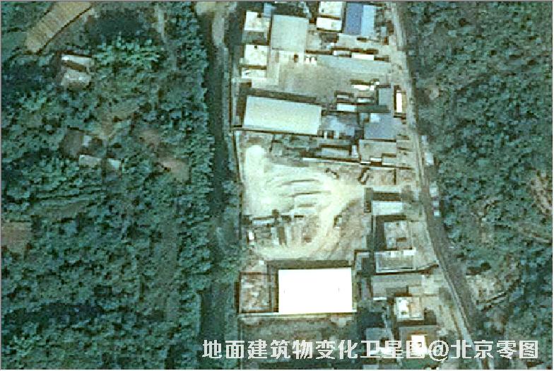 点击查看大图 地面建筑物变化卫星图