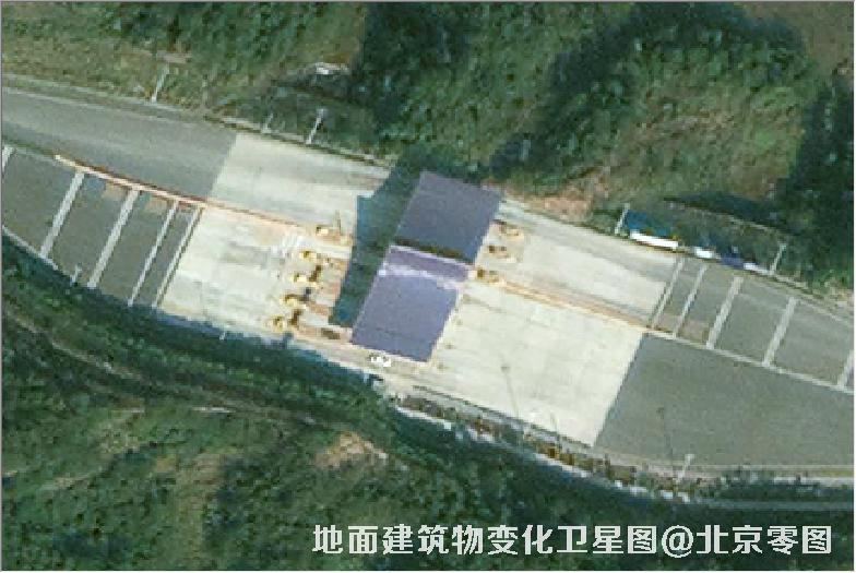 点击查看大图 地面建筑物变化卫星图