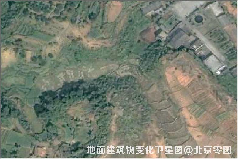 点击查看大图 地面建筑物变化卫星图
