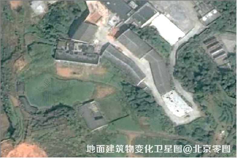 点击查看大图 地面建筑物变化卫星图
