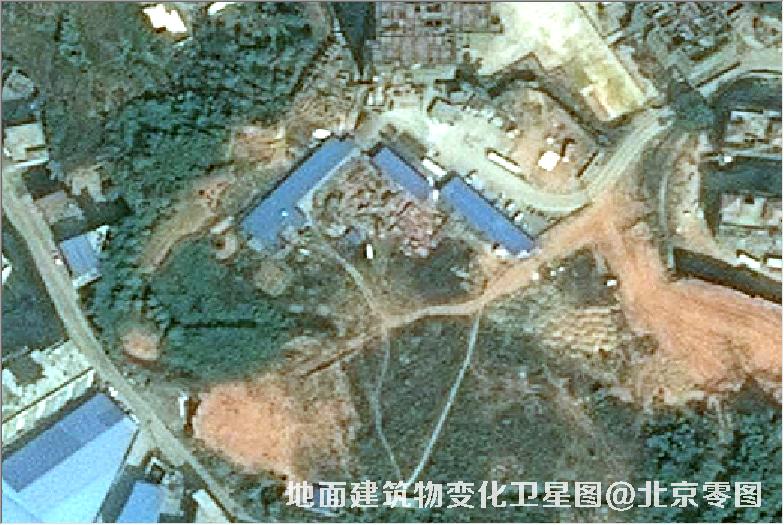 点击查看大图 地面建筑物变化卫星图