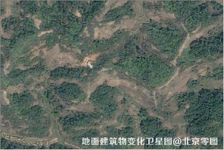 点击查看大图 地面建筑物变化卫星图