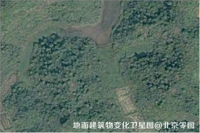 点击查看大图 地面建筑物变化卫星图