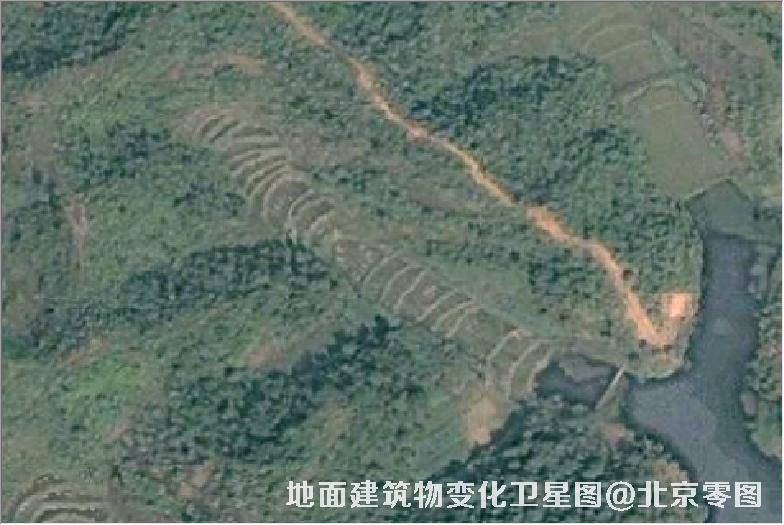 点击查看大图 地面建筑物变化卫星图
