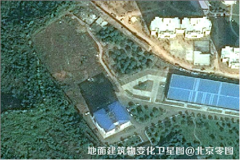 点击查看大图 地面建筑物变化卫星图