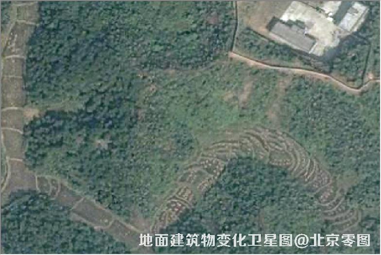 点击查看大图 地面建筑物变化卫星图