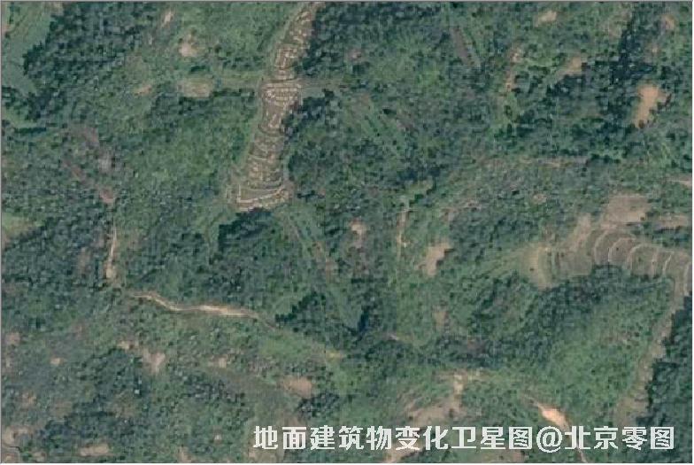 点击查看大图 地面建筑物变化卫星图