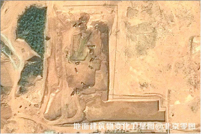 点击查看大图 地面建筑物变化卫星图