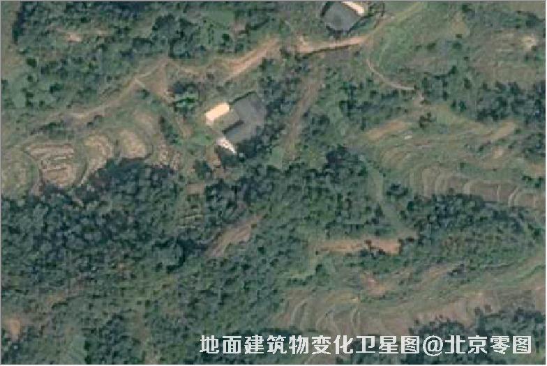 点击查看大图 地面建筑物变化卫星图