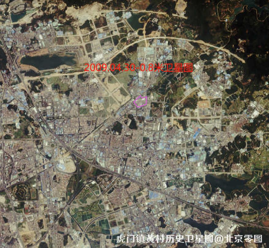 虎门镇黄村历史卫星图查询结果