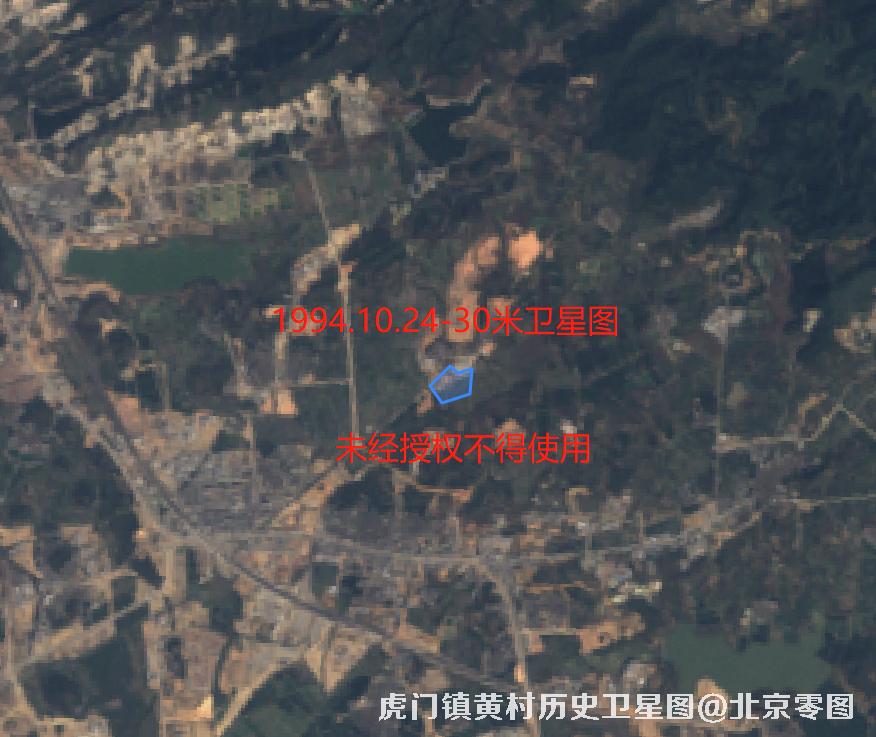 虎门镇黄村历史卫星图查询结果