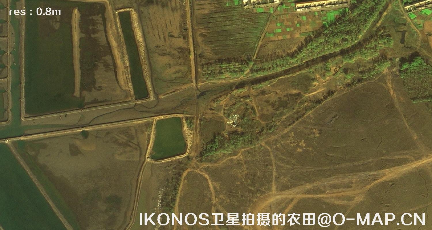 美国IKONOS卫星拍摄的农田卫星图片