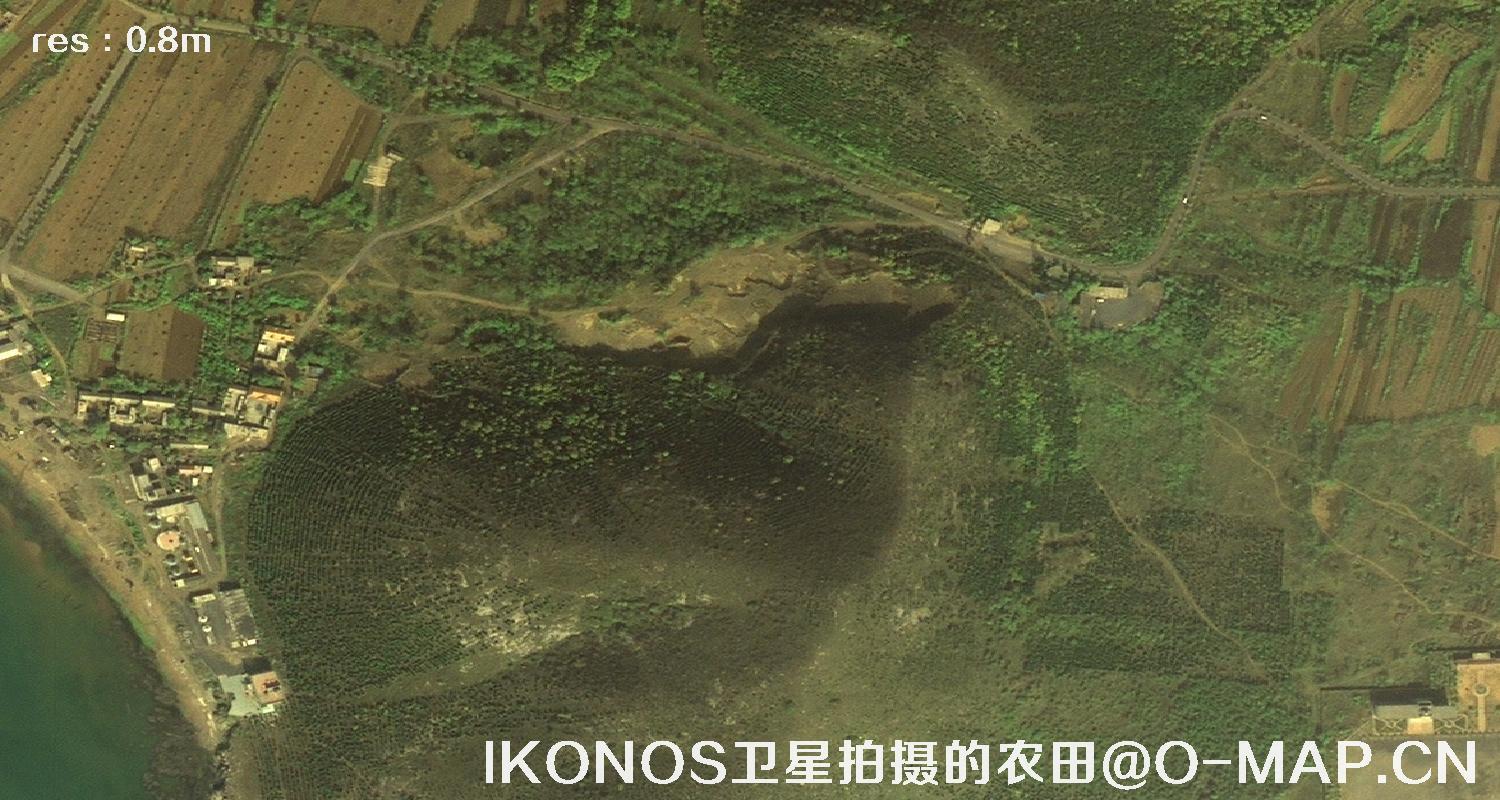 0.8米分辨率卫星拍摄的高清影像图