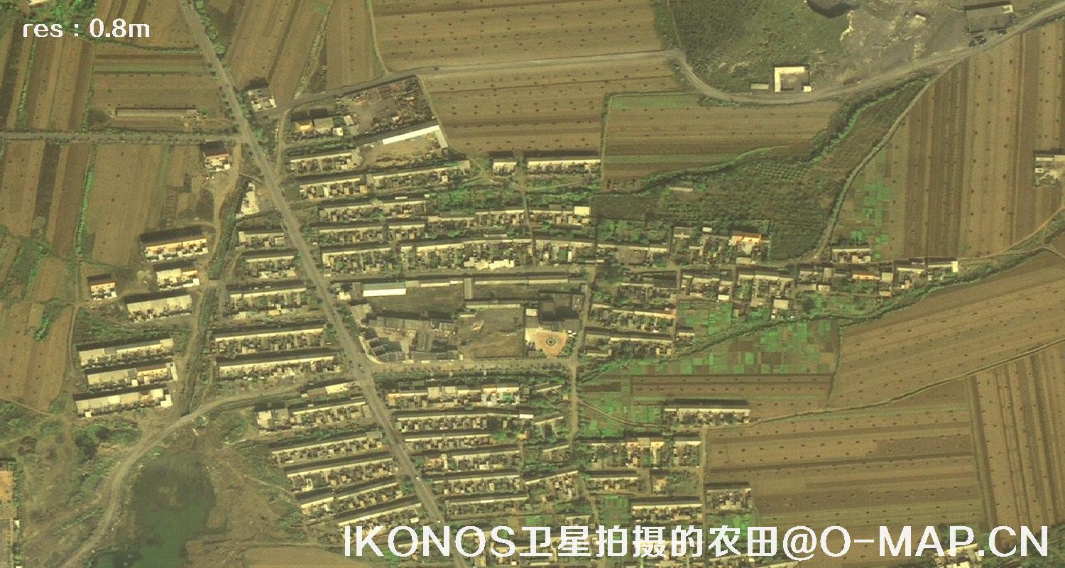 0.8米分辨率卫星拍摄的高清影像图
