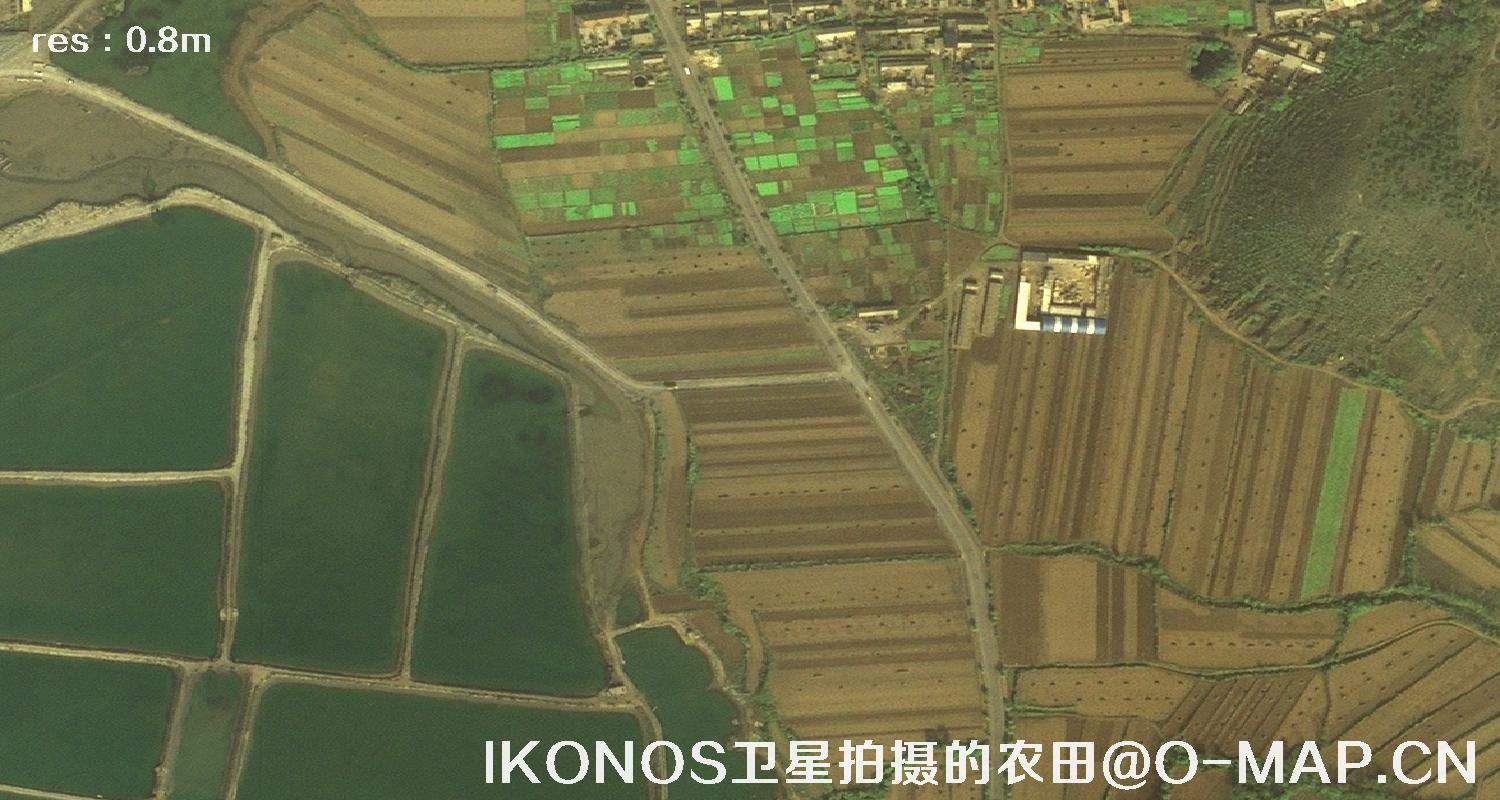 美国0.8米IKONOS卫星拍摄的高清地图影像