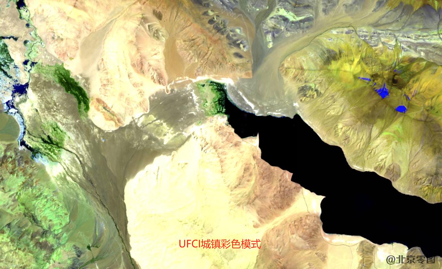 UFCI城镇假彩色模型