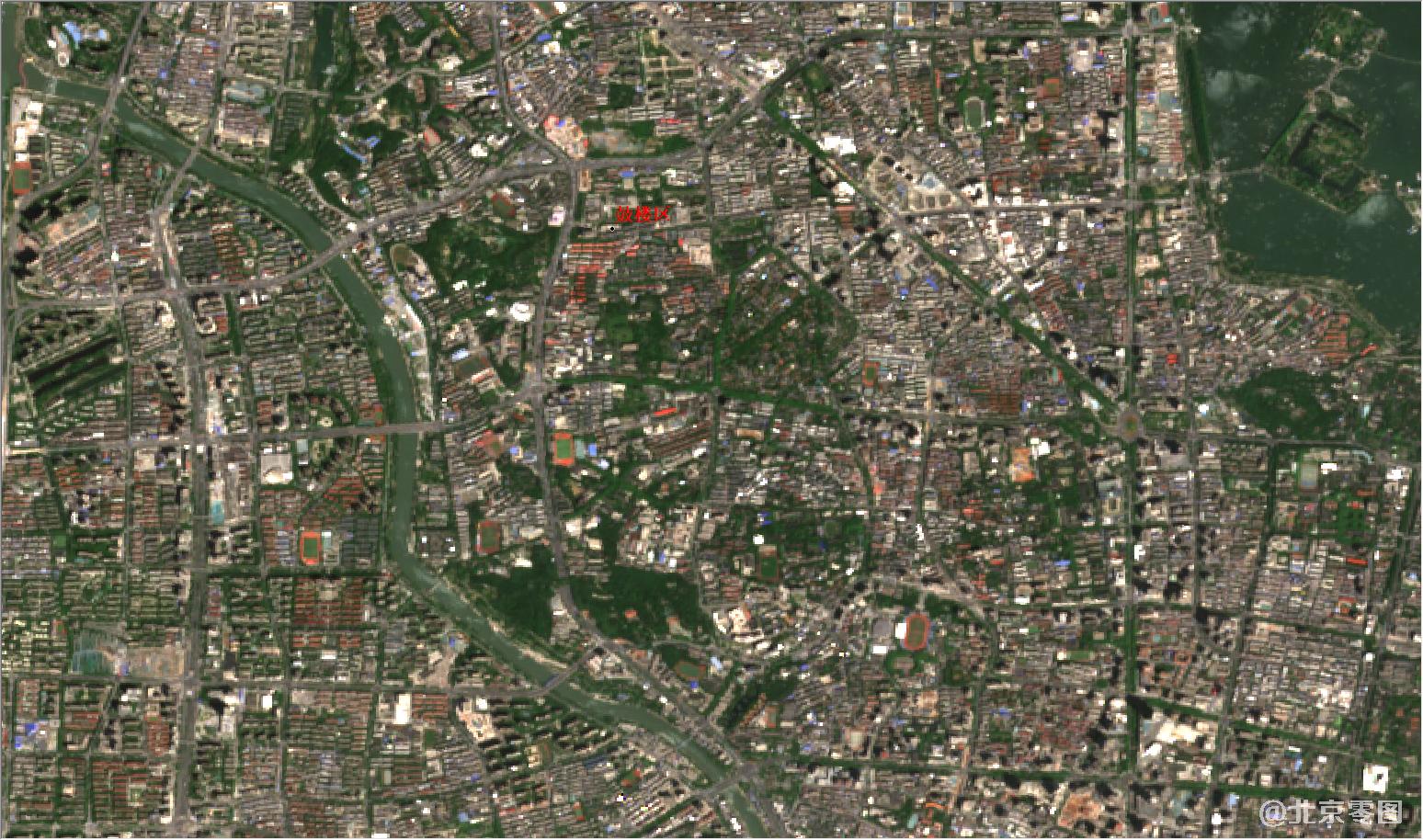 江苏省南京市2021年5月份最新卫星图