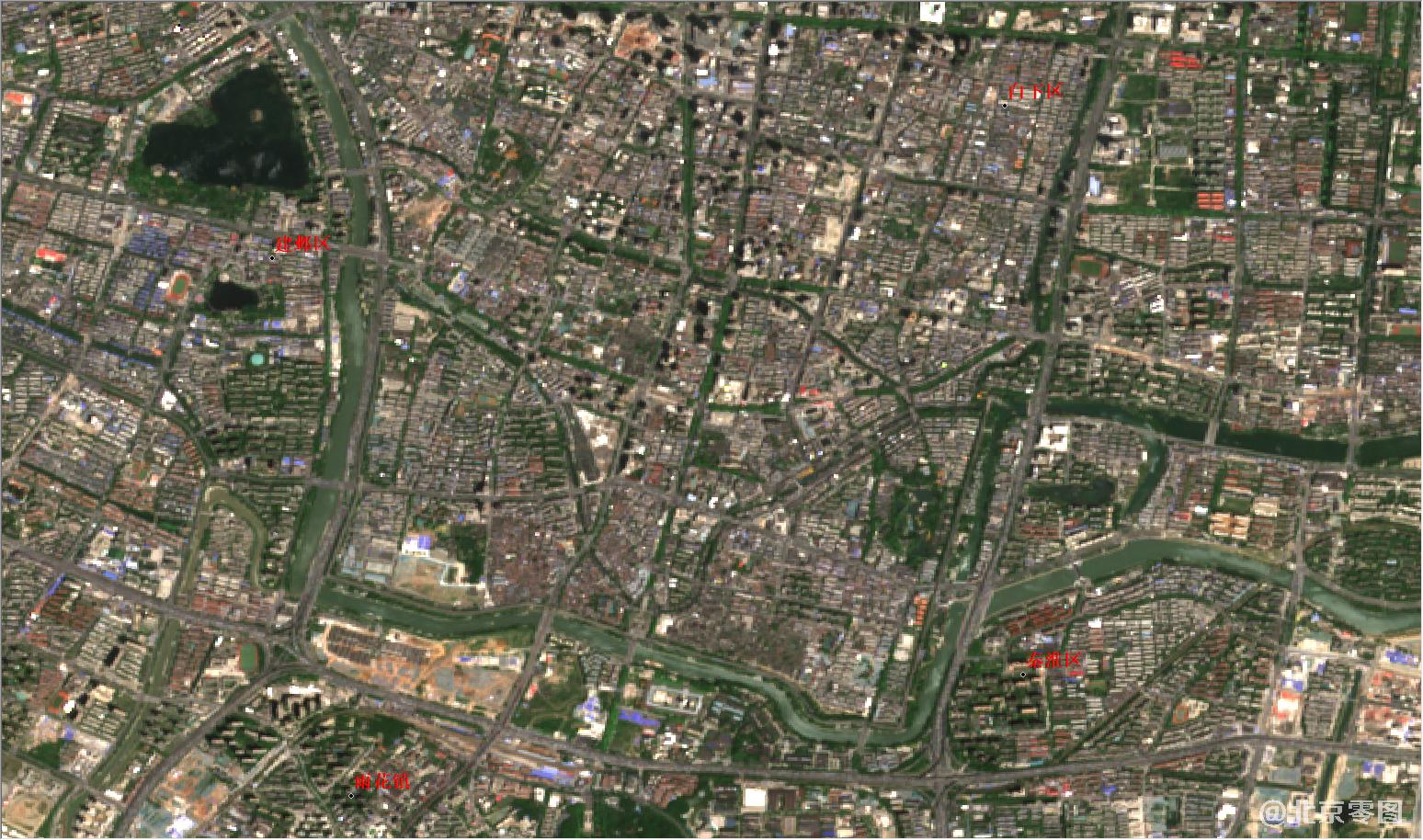 江苏省南京市2021年5月份最新卫星图