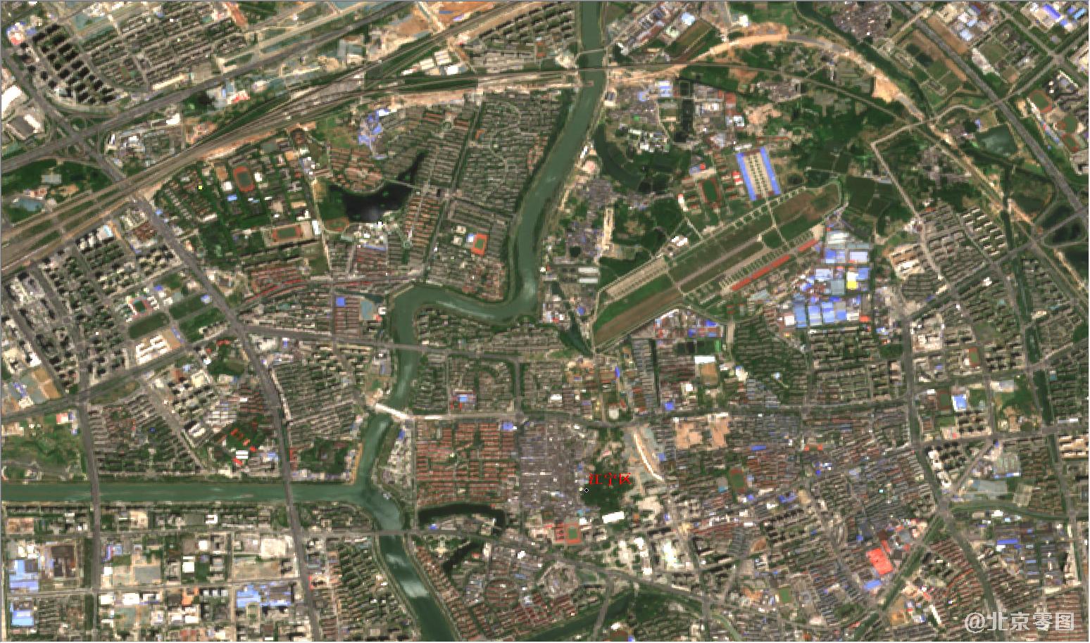江苏省南京市2021年5月份最新卫星图