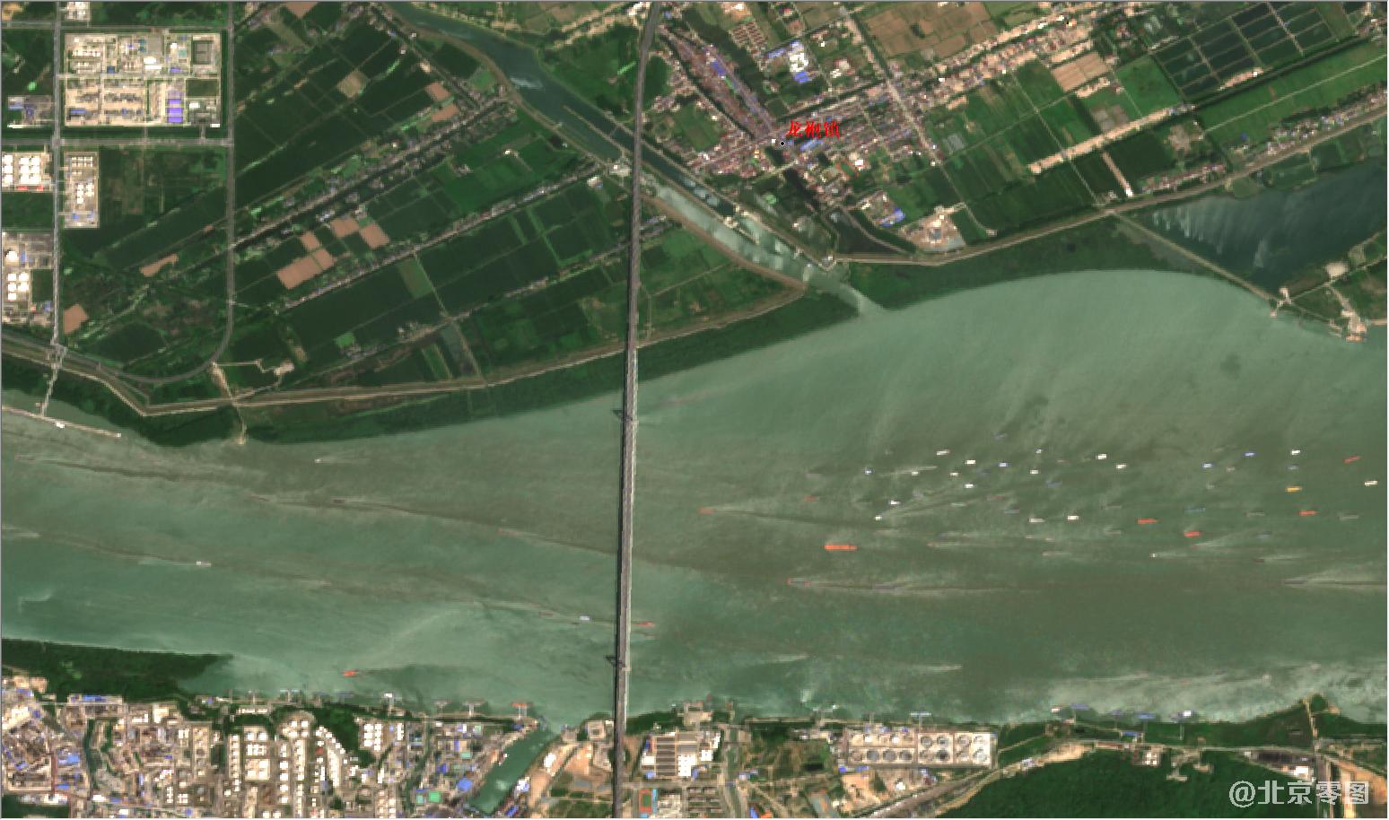 江苏省南京市2021年5月份最新卫星图