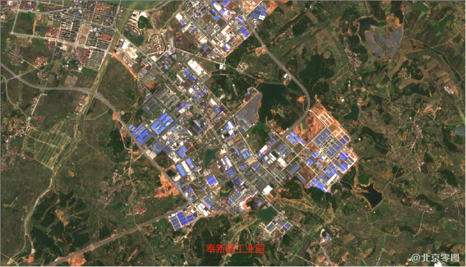 江西省2021年最新卫星图-