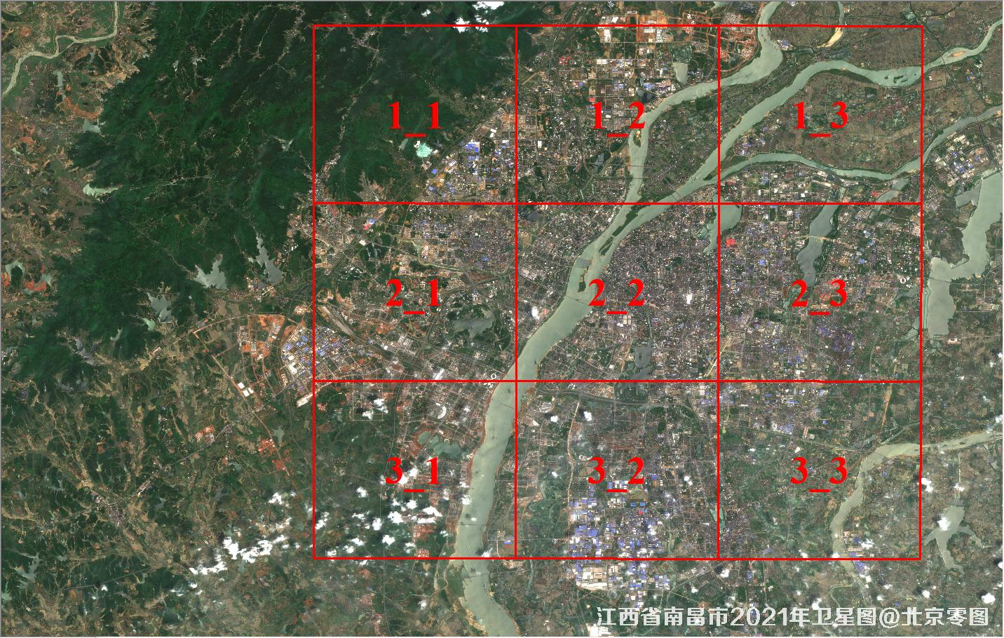 江西省2021年4月份最新卫星图