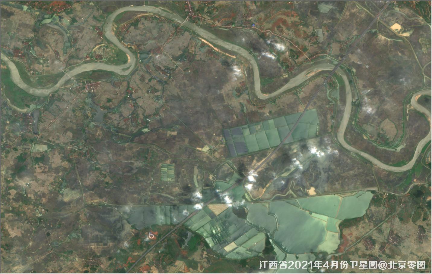 江西省2021年4月份最新卫星图
