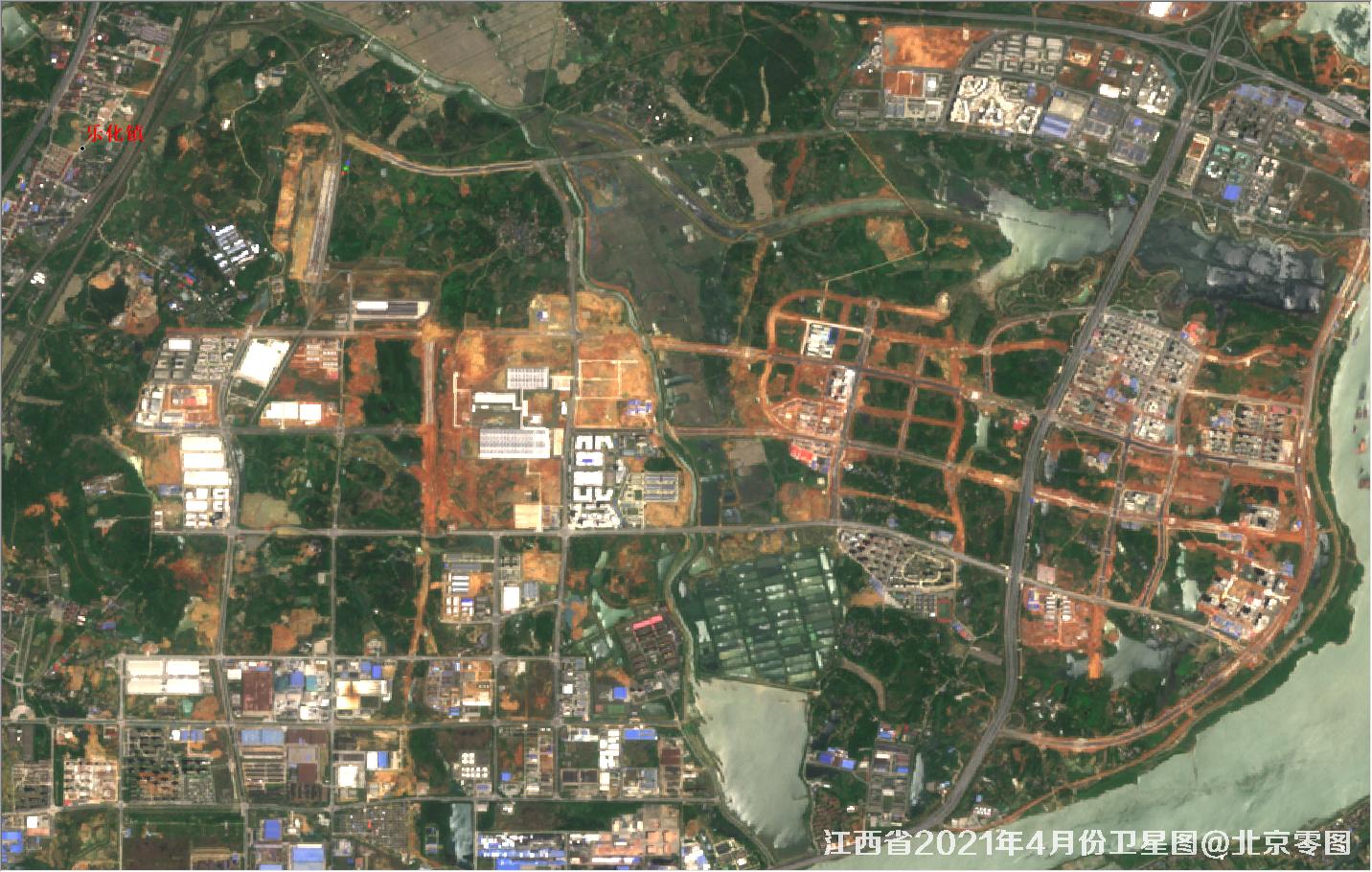 江西省2021年4月份最新卫星图