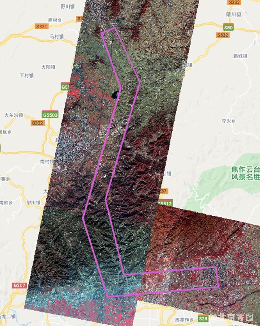 卫星影像数据预览图-通过预览图可以确定位置、云量、季节等因素