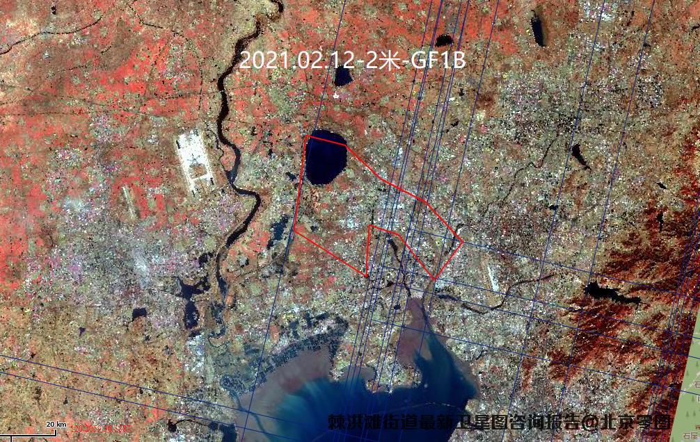 青岛棘洪滩街道卫星图查询结果