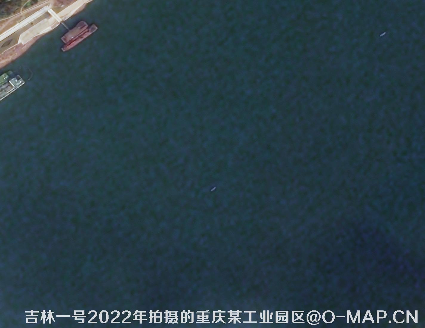 吉林一号卫星2022年3月份拍摄的重庆市某工业园区