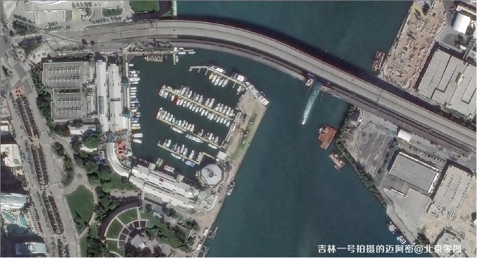 吉林一号拍摄的迈阿密卫星图