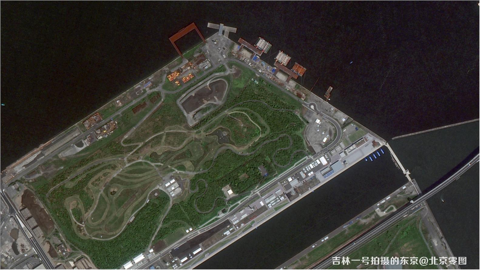 吉林一号卫星拍摄的东京卫星图