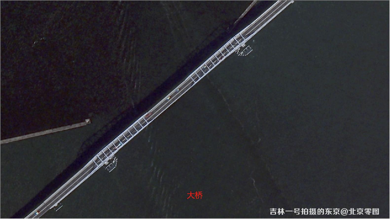 吉林一号卫星拍摄的东京卫星图