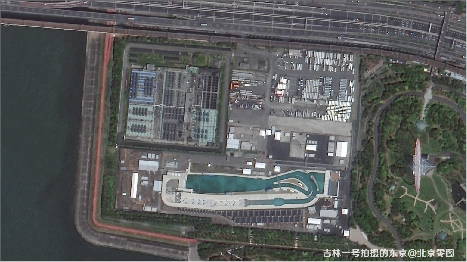 吉林一号卫星拍摄的东京卫星图