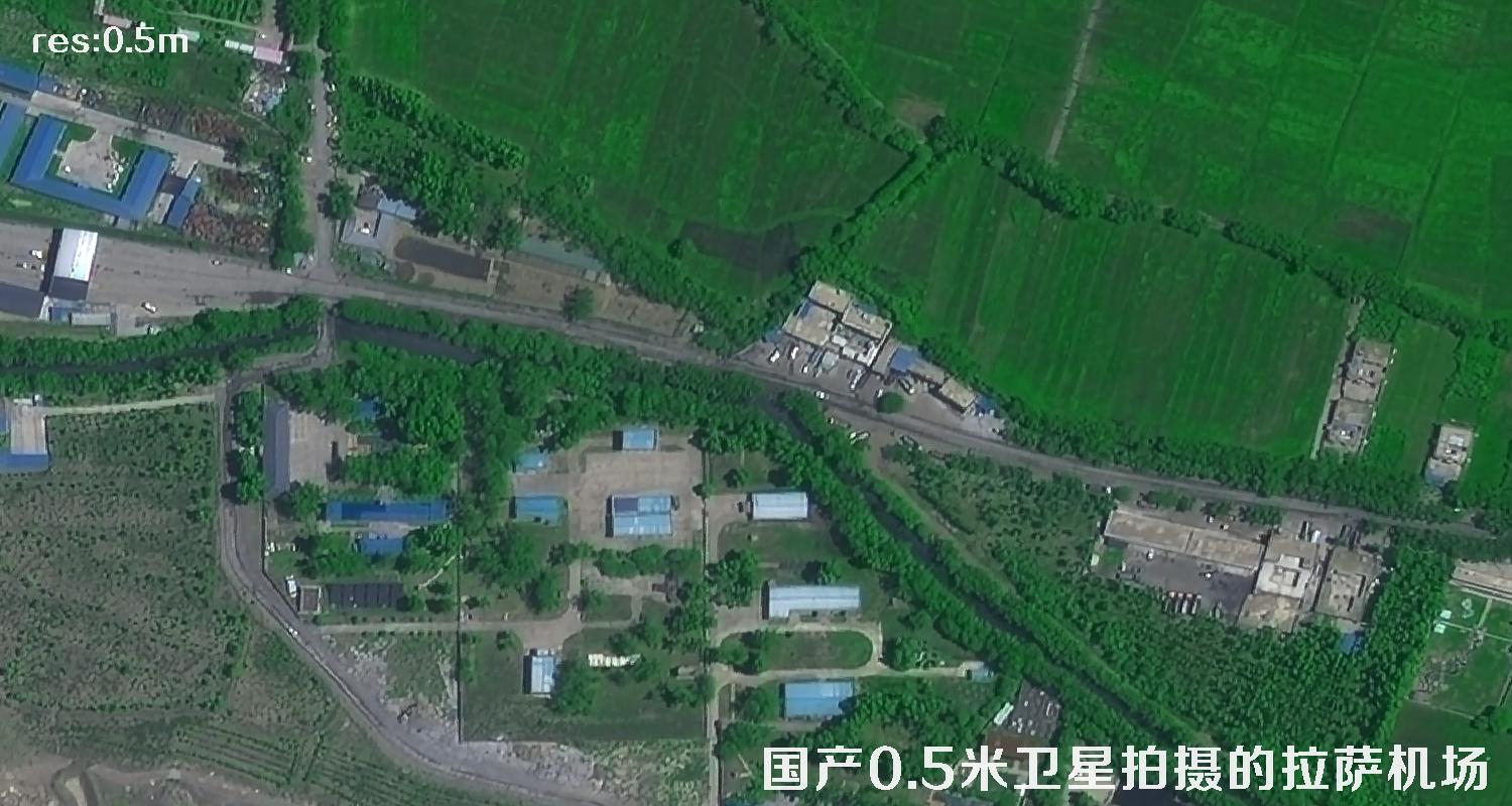 国产卫星拍摄的0.5米分辨率卫星影像数据