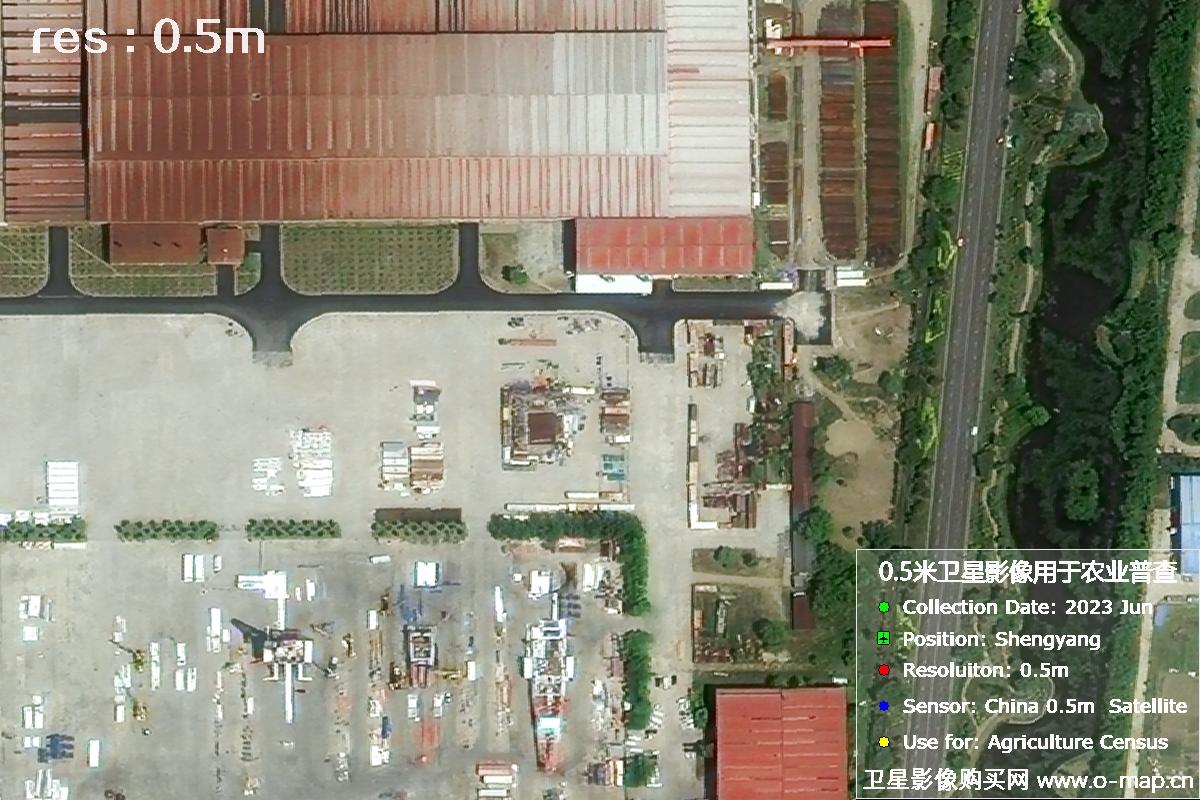 中国0.5米分辨率卫星拍摄的图片