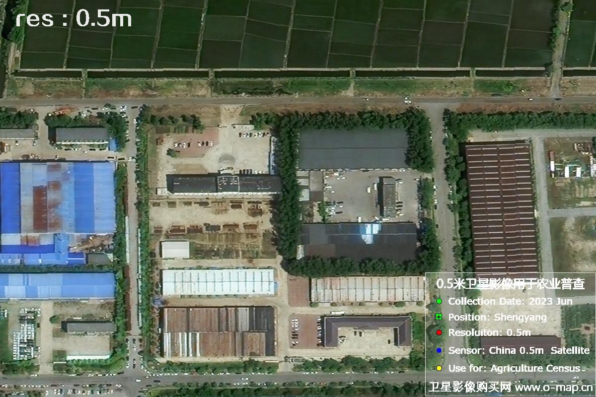 中国0.5米分辨率卫星拍摄的图片