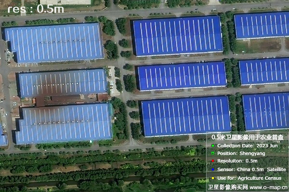 中国0.5米分辨率卫星拍摄的图片