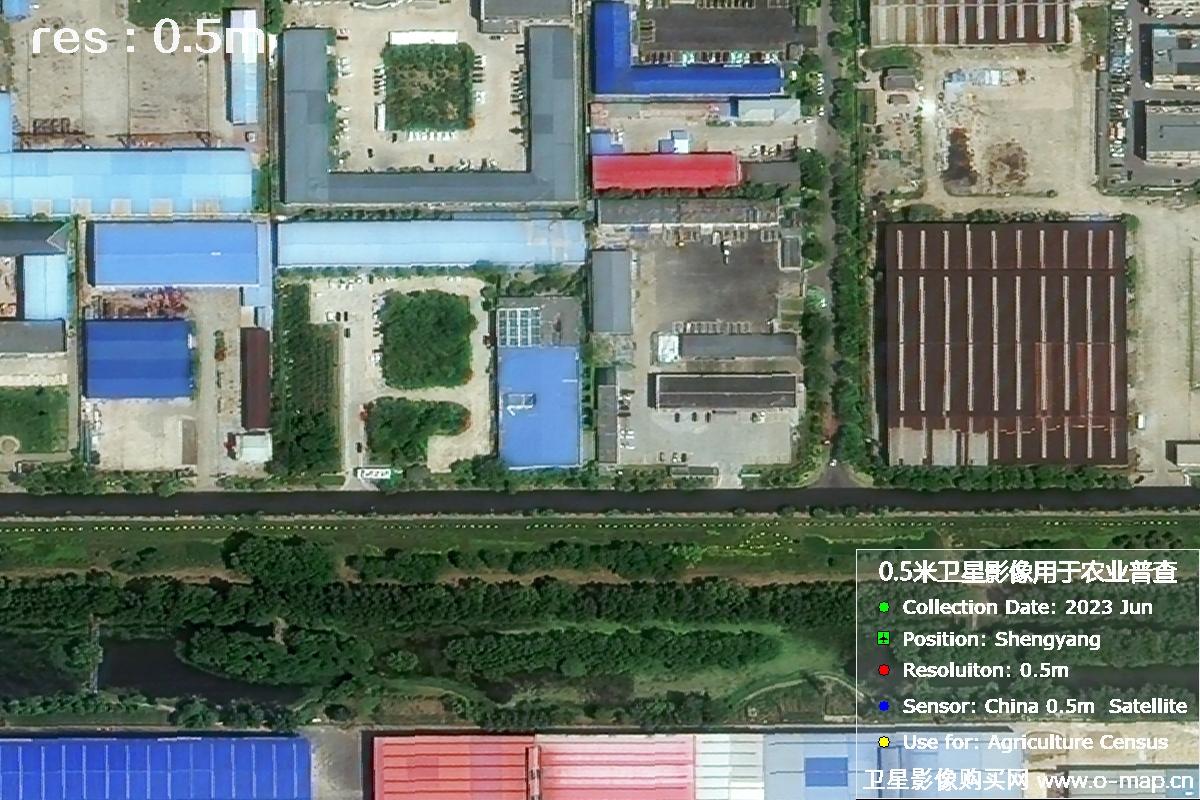 中国0.5米分辨率卫星拍摄的图片