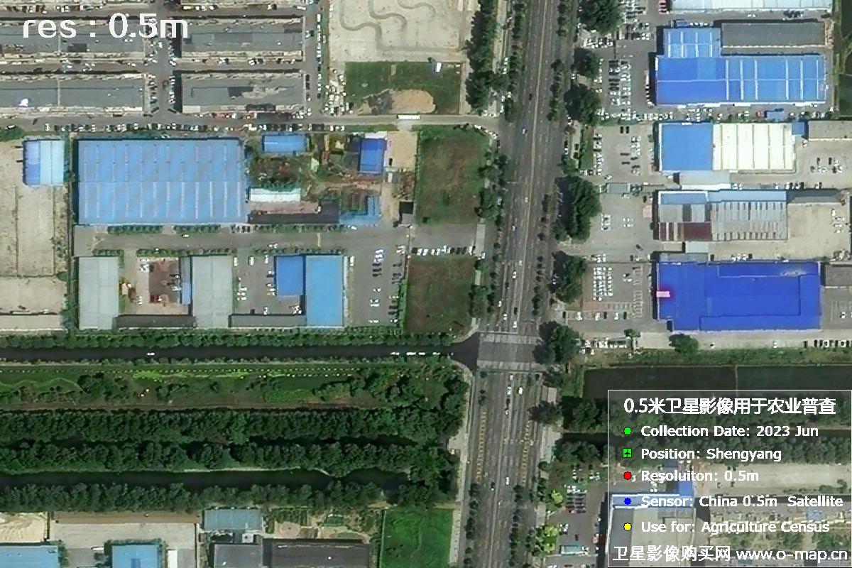中国0.5米分辨率卫星拍摄的图片