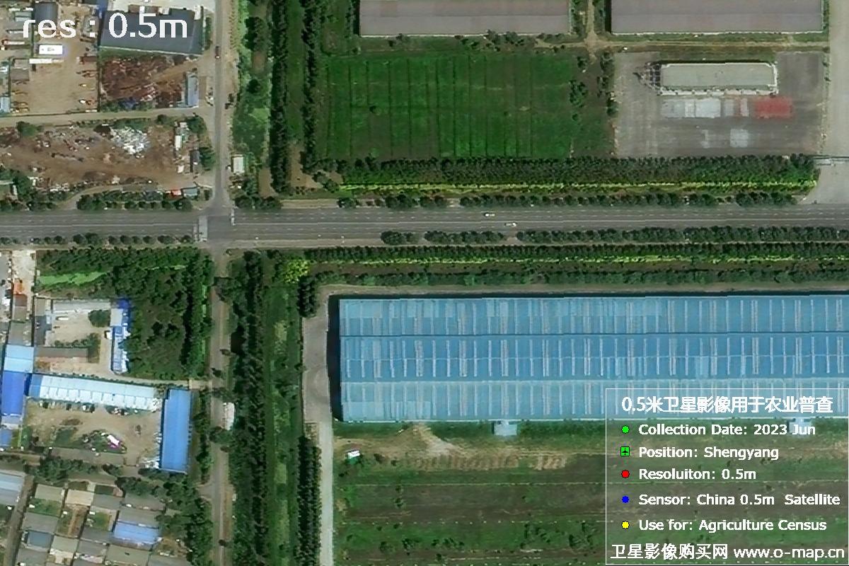 中国0.5米分辨率卫星拍摄的图片