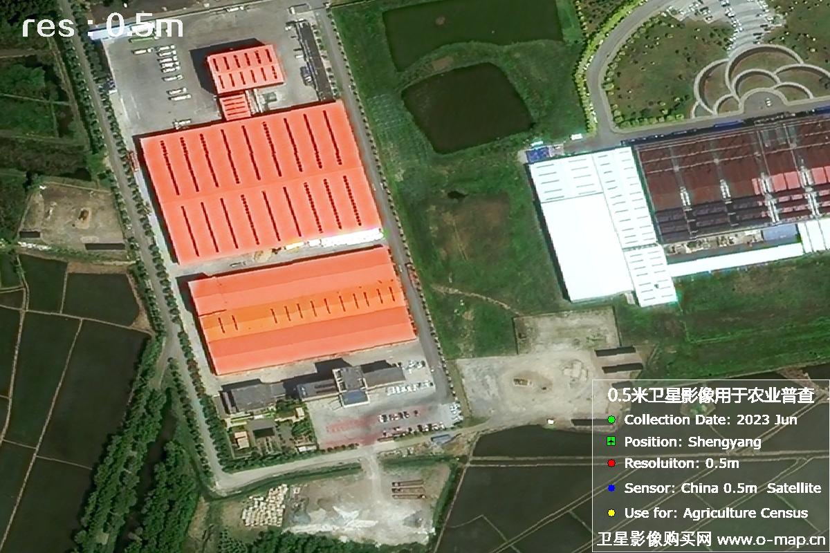 中国0.5米分辨率卫星拍摄的图片