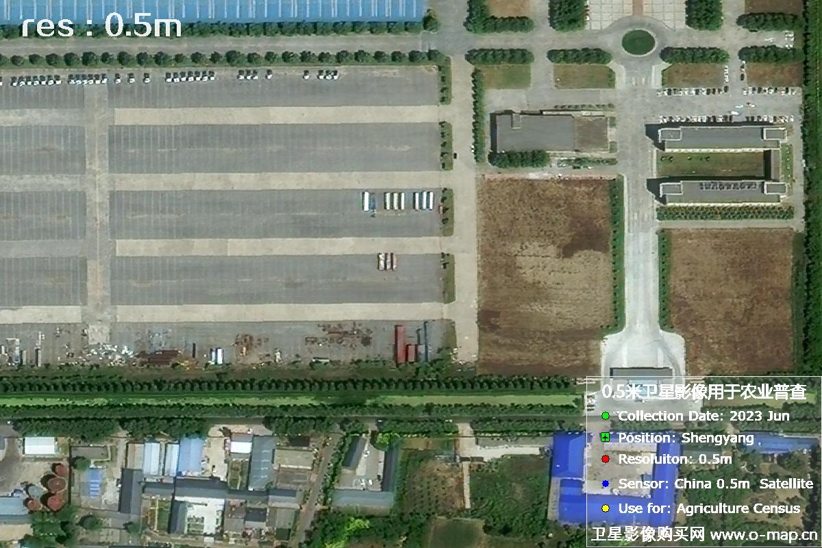 中国0.5米分辨率卫星拍摄的图片